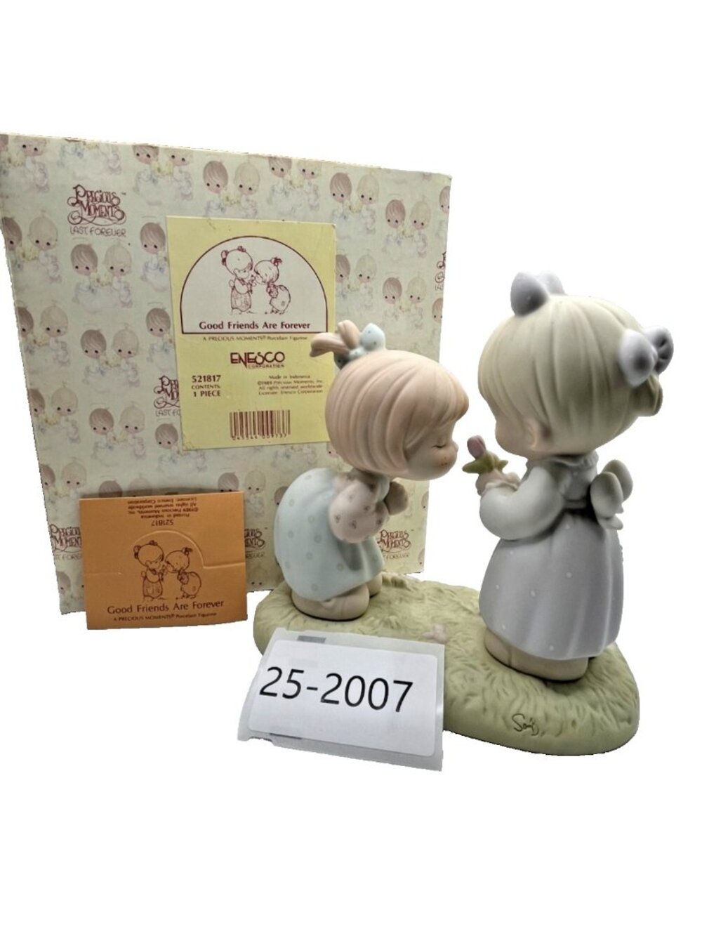 1989 Precious Moments Good Friends Are Forever #521817 w/Box
